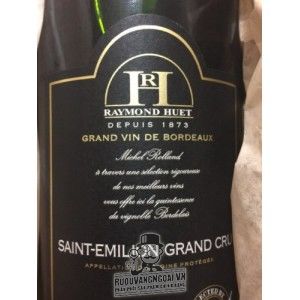 Vang Pháp Raymond Huet Bordeaux Saint Emilion Grand Cru bn2