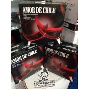Vang Chile AMOR DE CHILE Cabernet Sauvignon bn2