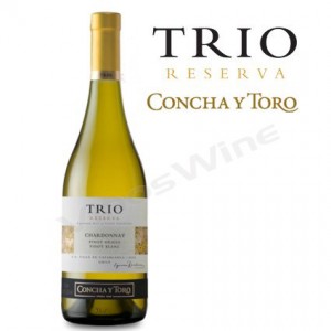 Vang Chile CONCHA Y TORO TRIO RESERVA CHARDONNAY bn1