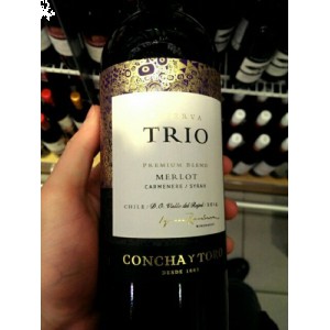 Vang Chile CONCHA Y TORO TRIO RESERVA MERLOT bn1