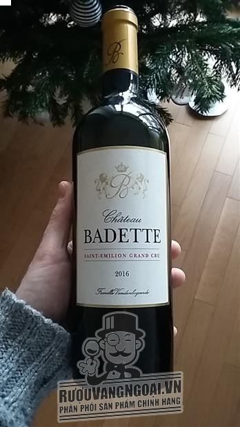 2016 Château Badette, France, Bordeaux, Libournais, St. Émilion ...