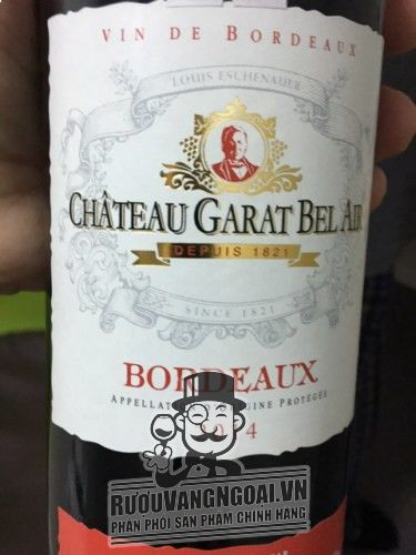 Louis Eschenauer Chateau Garat Bel Air Bordeaux 2014 | Wine Info