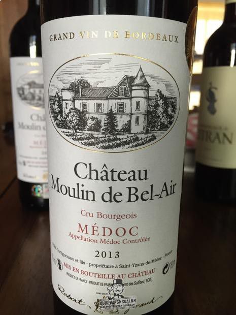Rượu vang Chateau Moulin De Bel-air Medoc
