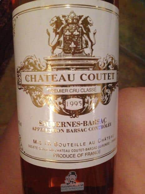 Vang Pháp Chateau Coutet Barsac 1995