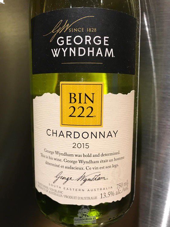 Rượu vang Wyndham Bin 222 Chardonnay
