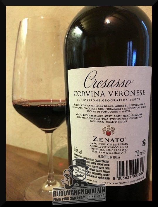 Kết quả hình ảnh cho zenato cresasso corvina veronese