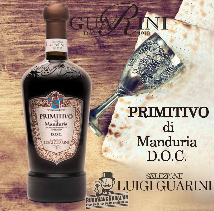 Rượu vang Luigi Guarini Primitivo di Manduria Selezione