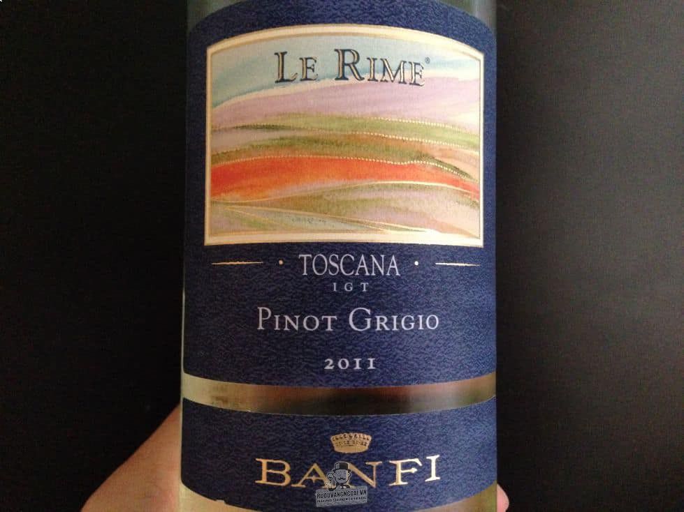 Rượu vang trắng Ý Banfi Le Rime