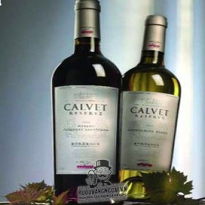Rượu Vang Pháp CALVET RESERVE BORDEAUX ĐỎ - TRẮNG bn1