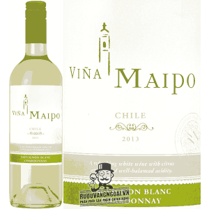 Vang Chile Vina Maipo Chardonnay Sauvignon bn1