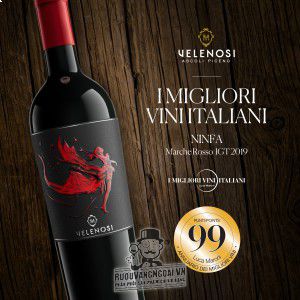 Rượu Vang Ý Velenosi Ninfa Marche IGT Rosso uống ngon bn2