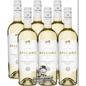 Rượu Vang Ý Epicuro Chardonnay Fiano I.G.P uống ngon bn1