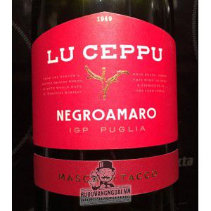 Rượu vang Ý Masca Del Tacco Lu Ceppu Negroamaro IGP Puglia thượng hạng bn1