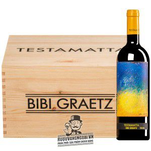 Rượu Vang Testamatta Bibi Graetz Rosso Toscana cao cấp bn2