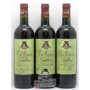 Rượu Vang Pháp La Rose Pauillac Pauillac thượng hạng bn3