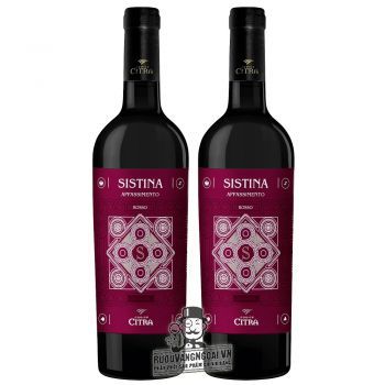 Rượu Vang Ý Sistina Appassimento Vino Rosso IGT cao cấp bn2